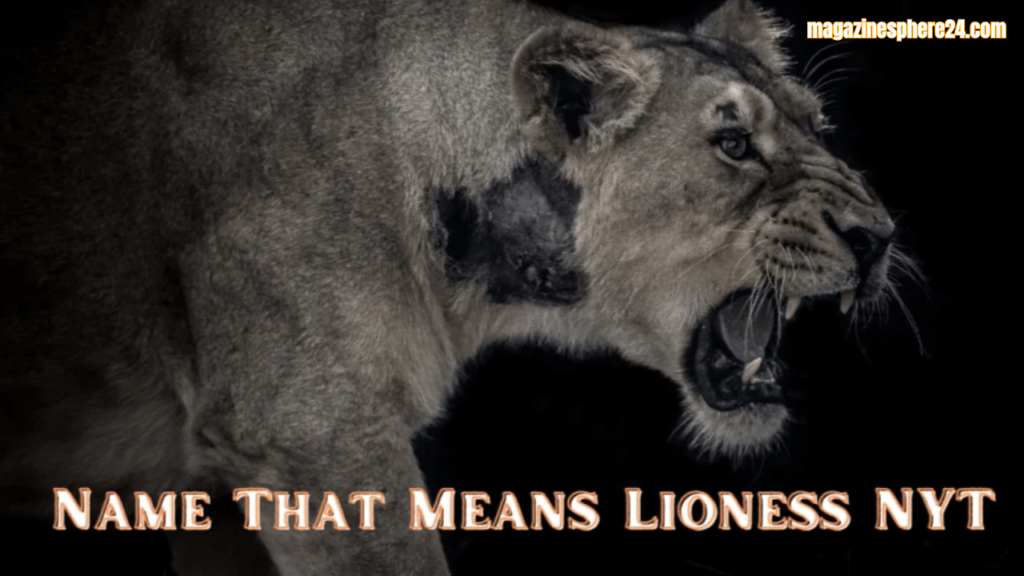 name that means lioness nyt
